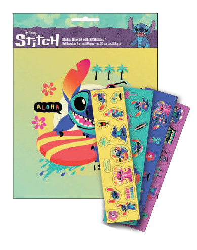 Disney Lilo & Stitch Σετ Αυτοκόλλητων 50 Τεμαχίων 20×26 cm 5896716