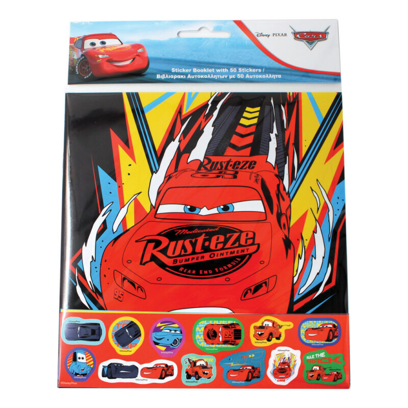 Disney Cars Ready Σετ Αυτοκόλλητων 50 Τεμαχίων 20×26 cm 5894993
