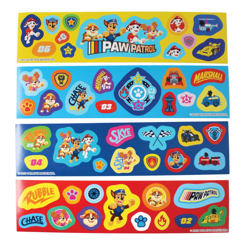 Paw Patrol Ready for Action Σετ Αυτοκόλλητων 50 Τεμαχίων 10 Φύλλων 20×26 cm 5896758