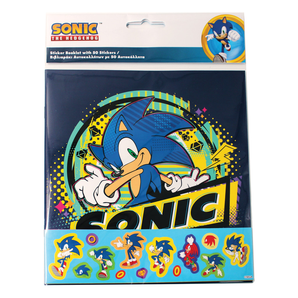 Sonic the Hedgehog Thunder Σετ Αυτοκόλλητων 50 Τεμαχίων 20×26 cm