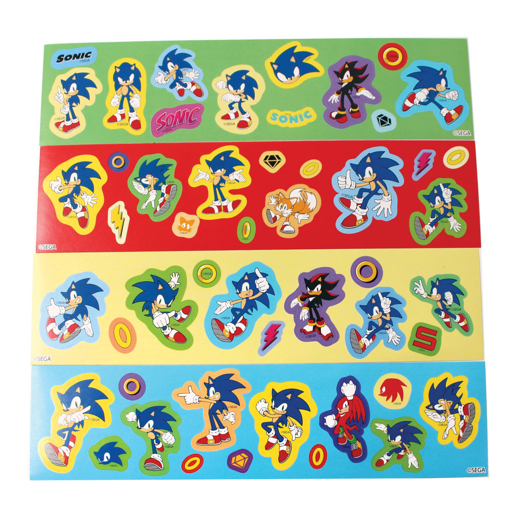 Sonic the Hedgehog Thunder Σετ Αυτοκόλλητων 50 Τεμαχίων 20×26 cm