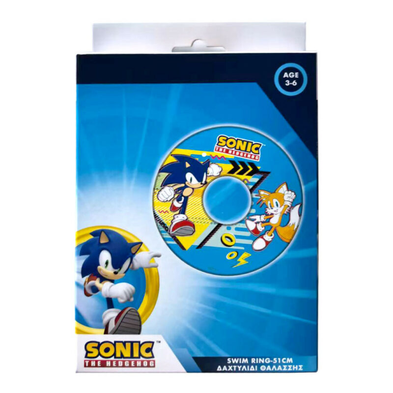 Sonic the Hedgehog Ring Παιδικό Σωσίβιο 51 cm 5899095