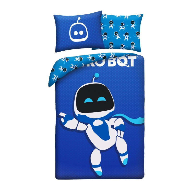 PlayStation Astro Bot Σετ Μονή Παπλωματοθήκη Polycotton 2 Τεμαχίων 140×200 και 70×90 cm 5905176