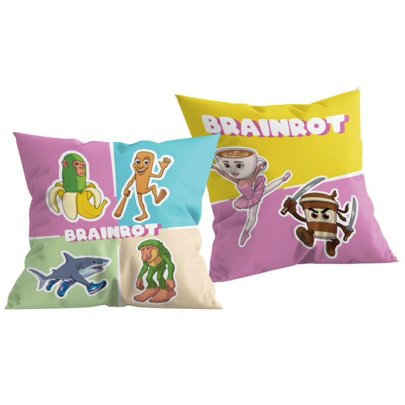 Brainrot Crazy Mix Διακοσμητικό μαξιλάρι 40×40 cm 5894968