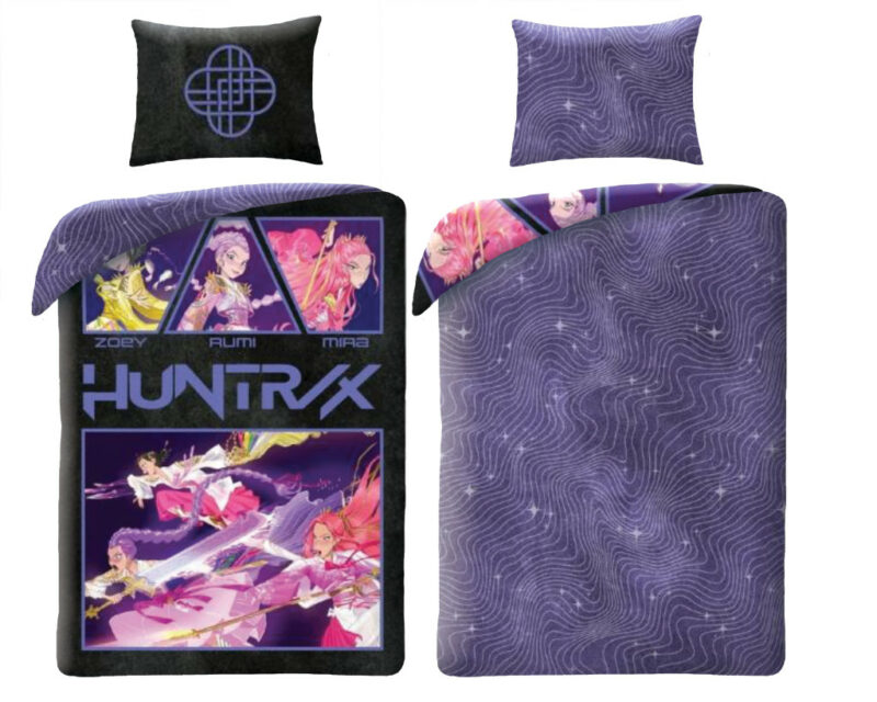 K-pop Demon Hunters Honmoon Διπλής Όψης Σετ Μονή Παπλωματοθήκη Polycotton 2 Τεμαχίων 140×200 και 70×90 cm 5905165