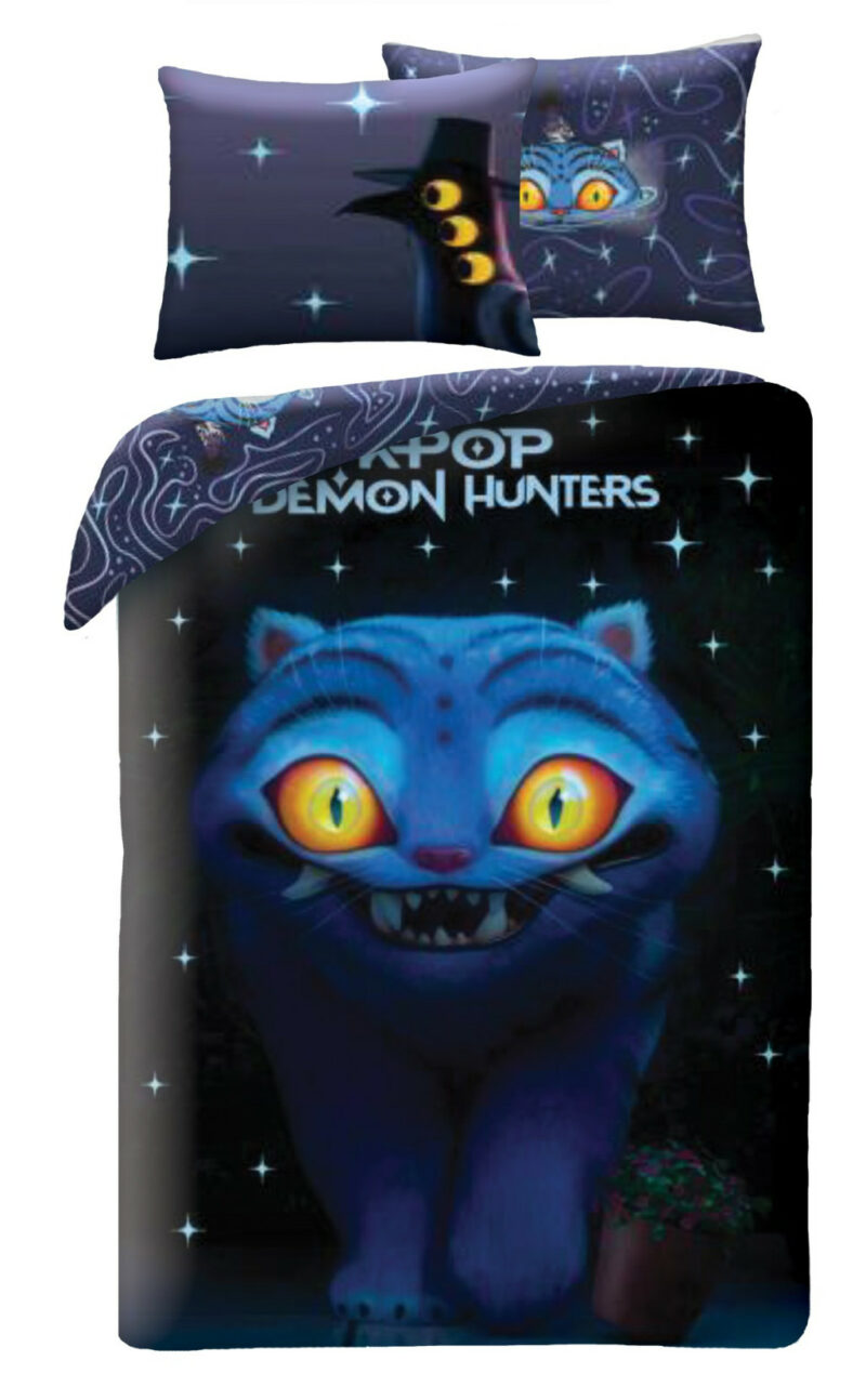 K-pop Demon Hunters Derpy Διπλής Όψης Σετ Μονή Παπλωματοθήκη Polycotton 2 Τεμαχίων 140×200 και 70×90 cm 5905156