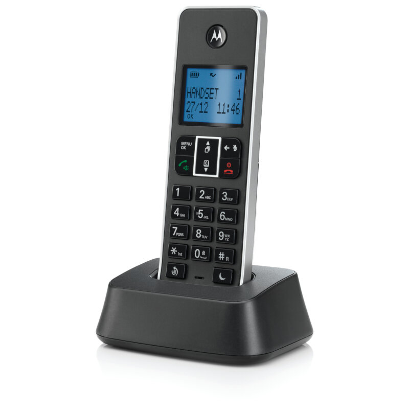 Motorola IT.5.1X Black Ασύρματο τηλέφωνο με φραγή αριθμών
