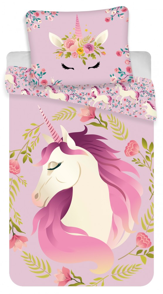 Unicorn Σετ Μονή Παπλωματοθήκη Βαμβακερή 2 Τεμαχίων 70×90 και 70×90 cm 5881356