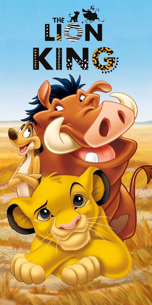 Disney The Lion King Pride Lands Trio Πετσέτα Μπάνιου & Θαλάσσης 100% Βαμβάκι 70×140 cm 5879833