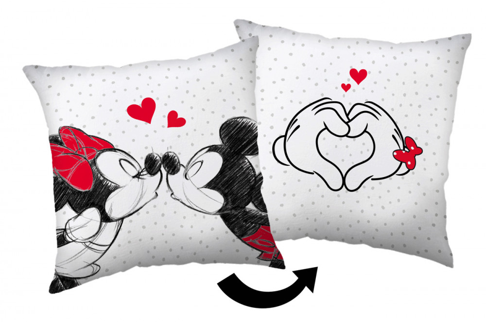Disney Minnie Mickey Love Διακοσμητικό μαξιλάρι 40×40 cm