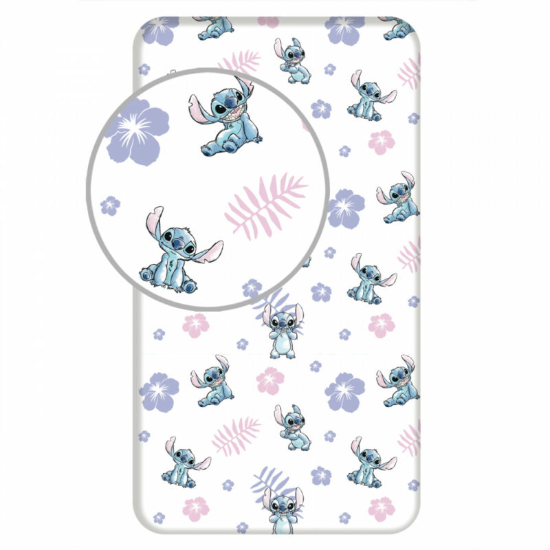 Disney Lilo and Stitch παιδικό σεντόνι μονό με λάστιχο 90×200 cm 5899790