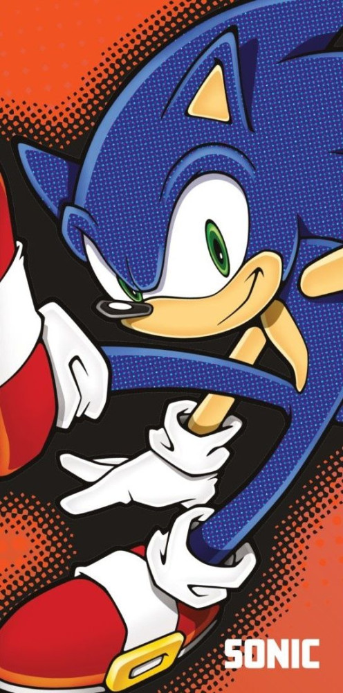 Sonic the Hedgehog Fearless Sonic the Hedgehog Bath Towel 6032390
