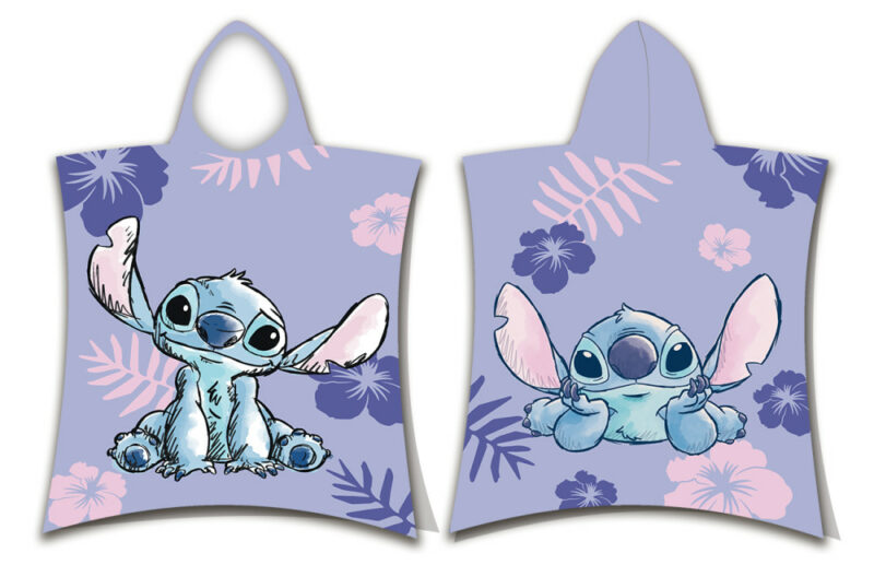 Disney Lilo and Stitch Purple Πετσέτα θαλάσσης πόντσο 50×115 cm 5898924