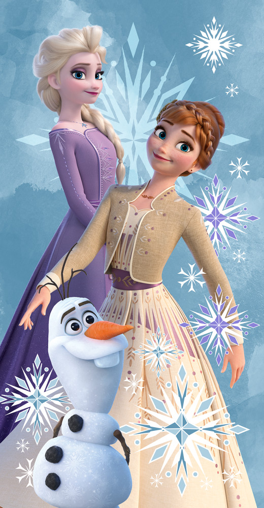 Disney Frozen Olaf and the Sisters Πετσέτα Μπάνιου & Θαλάσσης 100% Βαμβάκι 70×140 cm 5898181