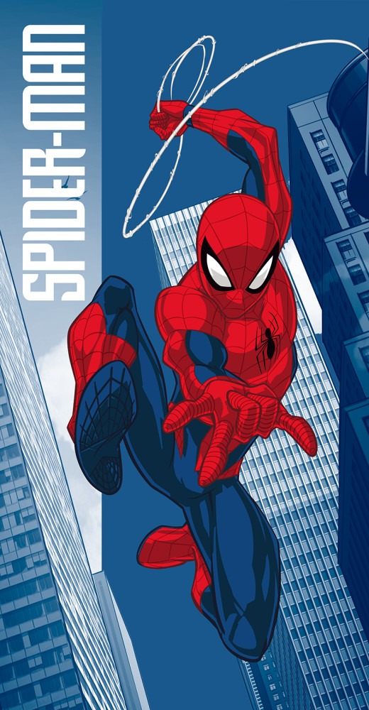 Spiderman Jump Πετσέτα Μπάνιου & Θαλάσσης 100% Βαμβάκι 70×140 cm 5898325
