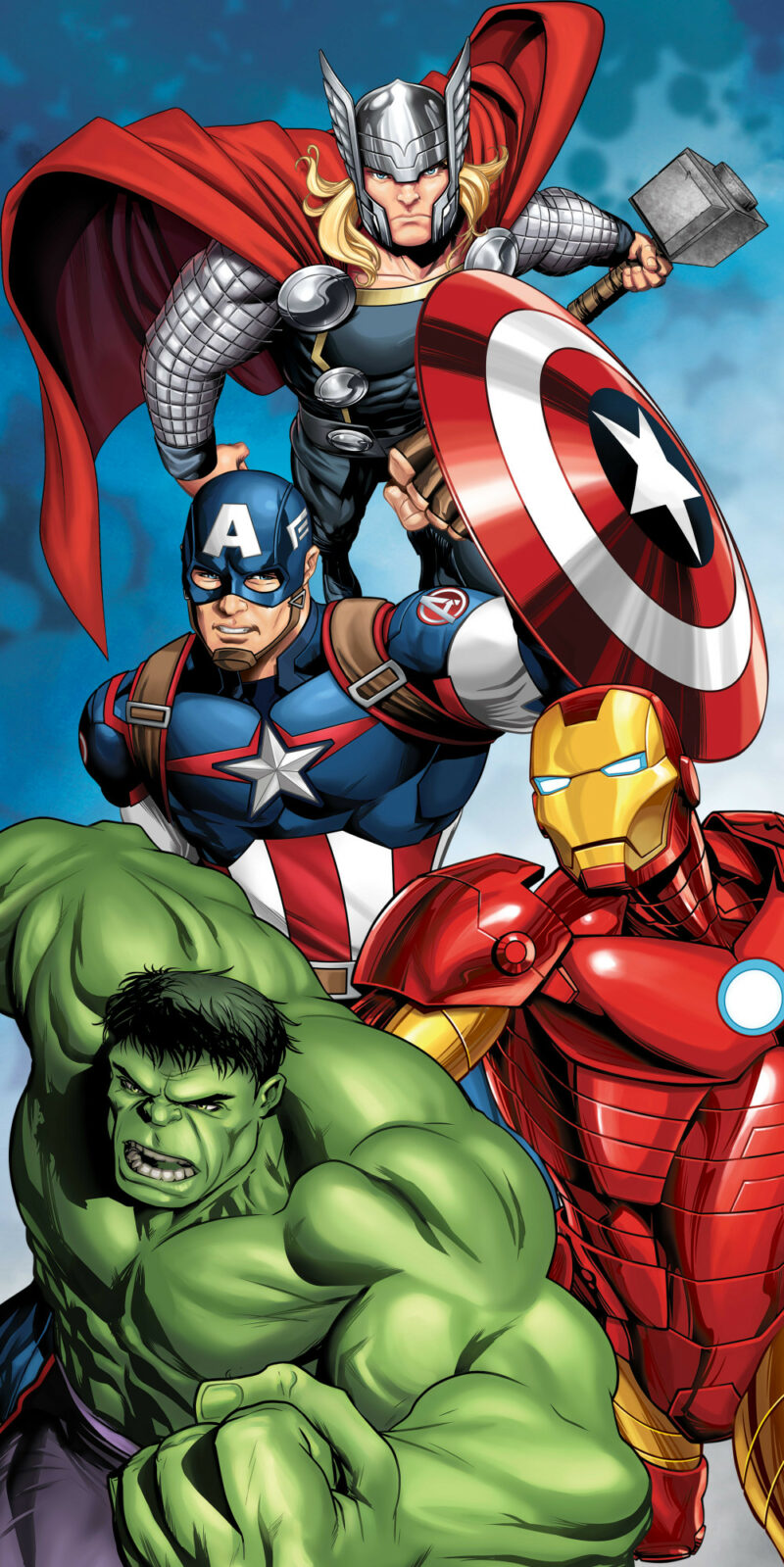 Avengers Power Πετσέτα Μπάνιου & Θαλάσσης 100% Βαμβάκι 70×140 cm 5898163