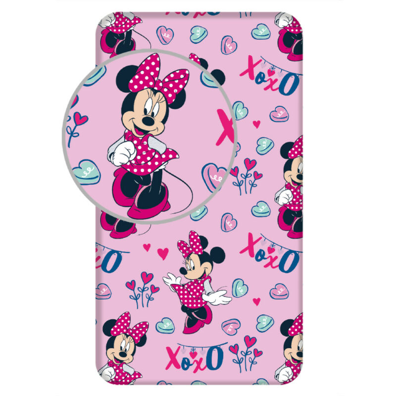 Disney Minnie XoXo παιδικό σεντόνι μονό με λάστιχο 90×200 cm 5899798