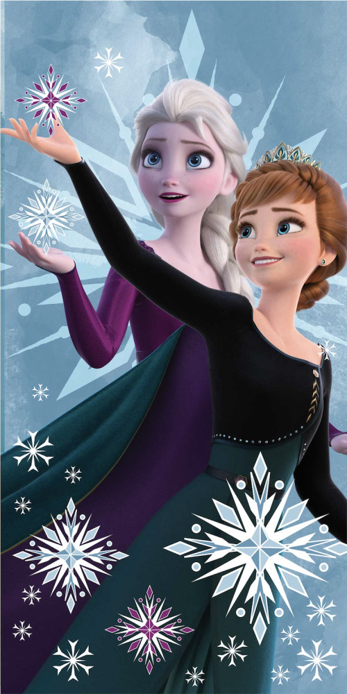 Disney Frozen Snowflake Πετσέτα Μπάνιου & Θαλάσσης 100% Βαμβάκι 70×140 cm 5879866