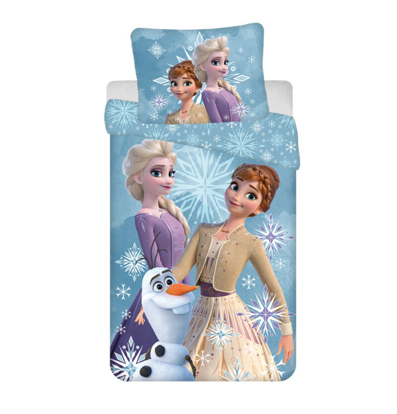 Disney Frozen Olaf and the Sisters Σετ Μονή Παπλωματοθήκη Βαμβακερή 2 Τεμαχίων 140×200 και 70×90 cm 5886248