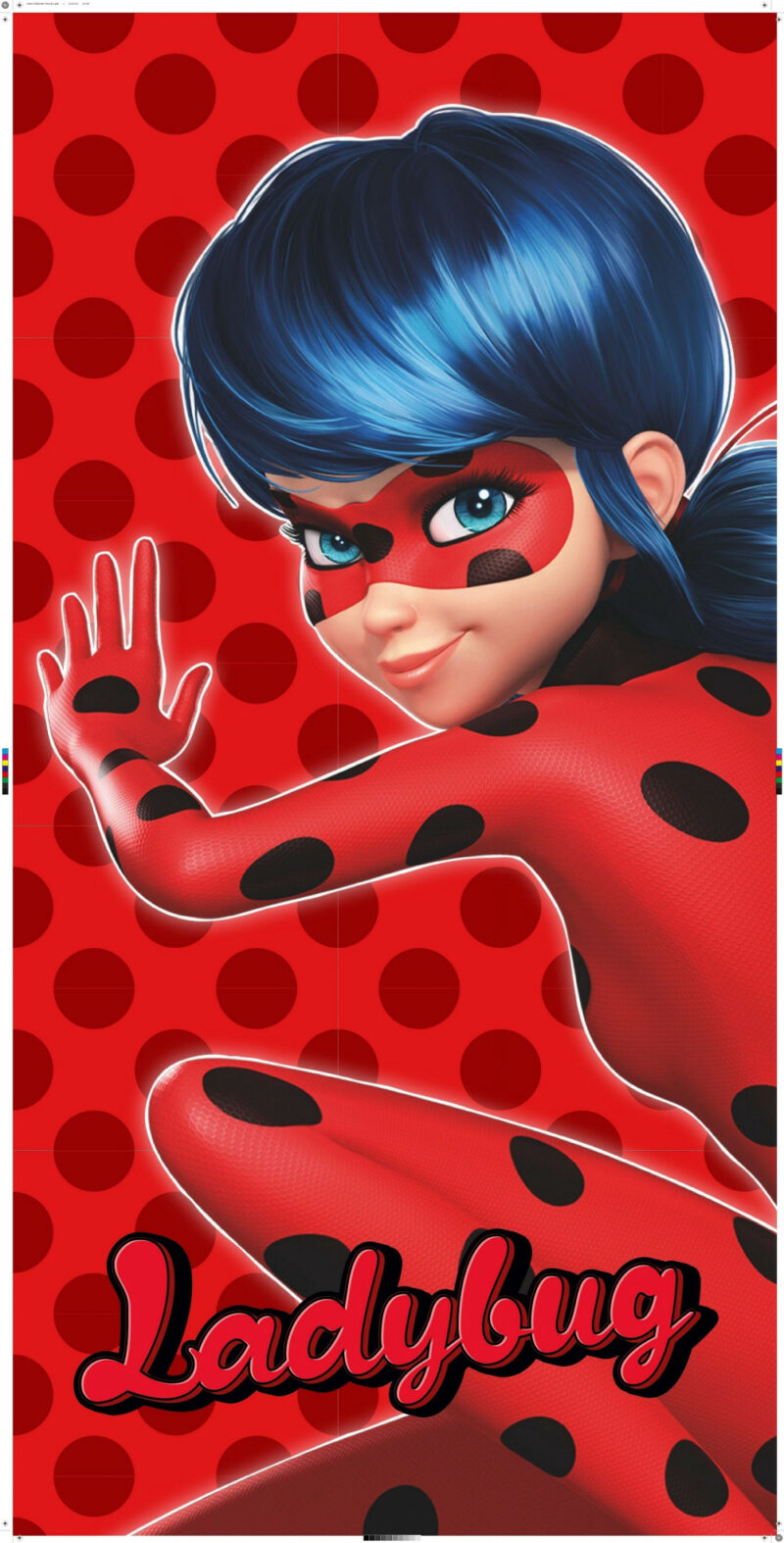 Miraculous Ladybug Πετσέτα Μπάνιου & Θαλάσσης 100% Βαμβάκι 70×140 cm 5891854