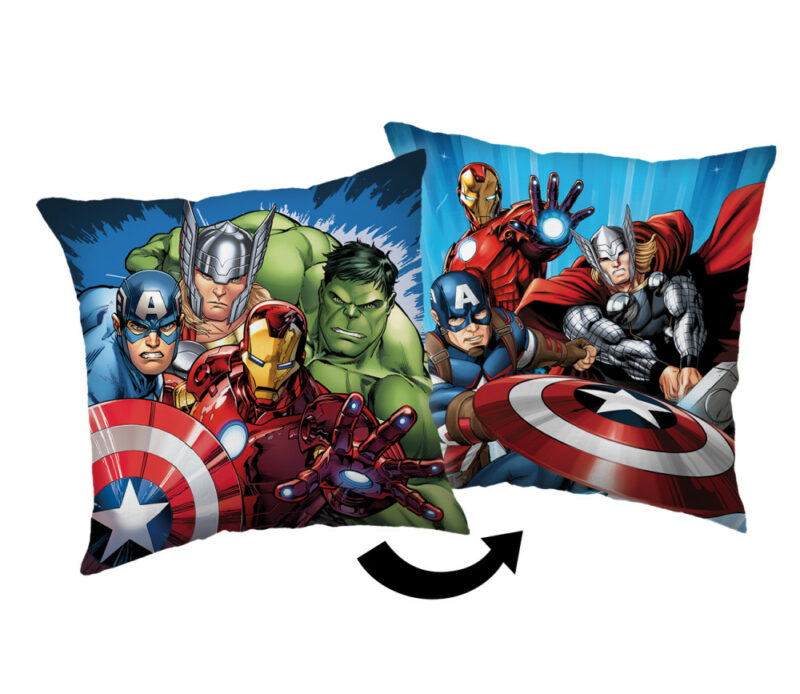 Avengers Heroes Μαξιλαροθήκη Διακοσμητική για παιδικό δωμάτιο 40×40 cm Βελούδο 5897154