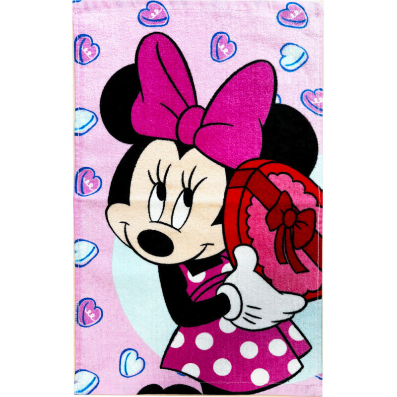 Disney Minnie Bonbon Hearts Παιδική Πετσέτα Χεριών – Προσώπου 30×50 cm 5896505