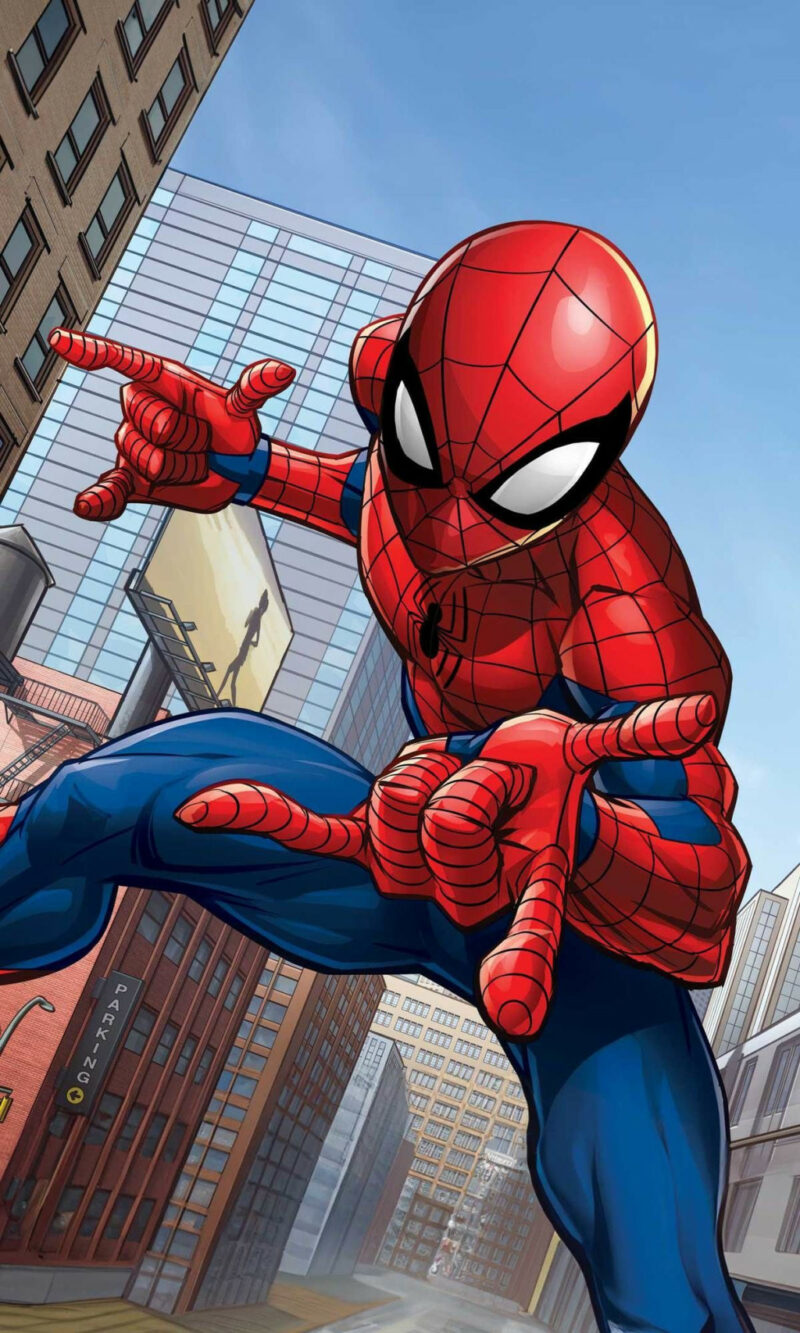 Spiderman City Glider Παιδική Πετσέτα Χεριών – Προσώπου 30×50 cm 5896587