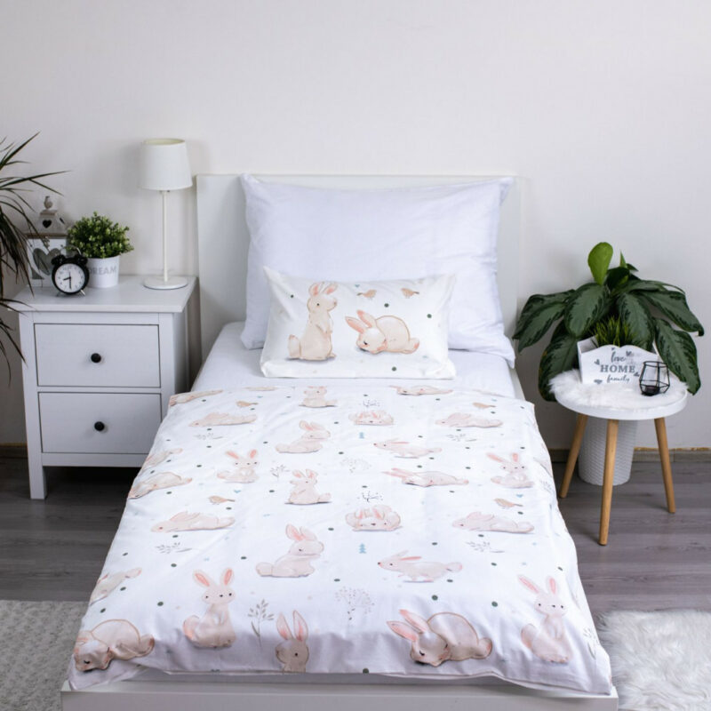 Rabbit Rest children’s nursery bedding set 100×135 cm 6032558