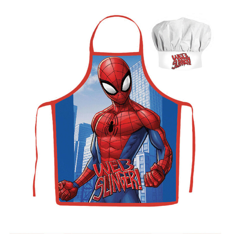 Spiderman Web Slinger Παιδικό Σετ Ποδιάς Μαγειρικής 2 Τεμαχίων Μεγέθη 3 έως 8 ετών 5897830