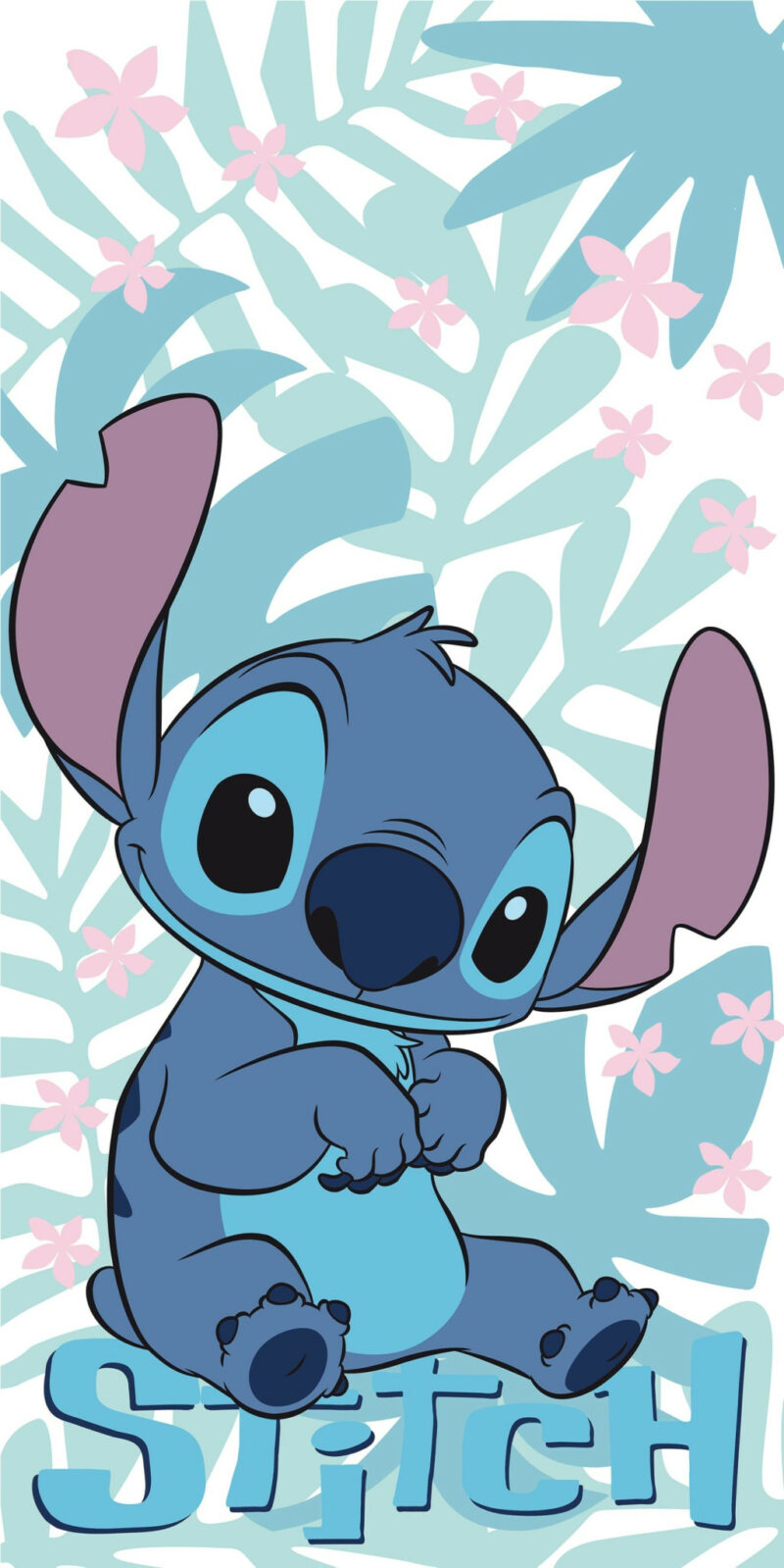 Disney Lilo & Stitch Palm Leaves Πετσέτα Μπάνιου & Θαλάσσης 100% Βαμβάκι 70×140 cm 5898202