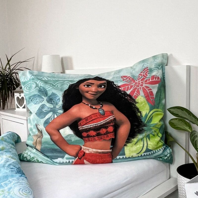 Disney Vaiana Adventure Σετ Μονή Παπλωματοθήκη Βαμβακερή 2 Τεμαχίων 140×200 και 70×90 cm 5899190