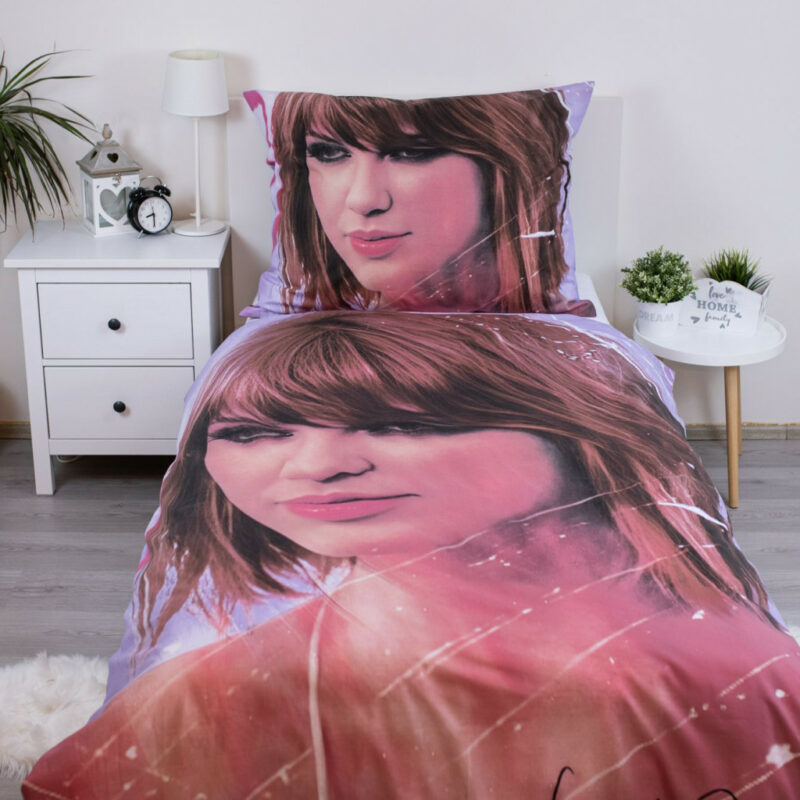 Taylor Swift Swiftie Σετ Μονή Παπλωματοθήκη Βαμβακερή 2 Τεμαχίων 140×200 και 70×90 cm 5882571