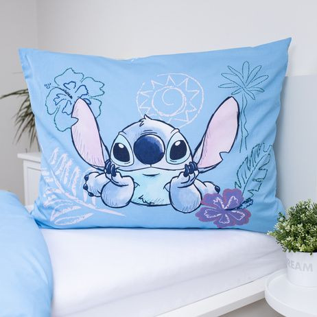 Disney Lilo and Stitch Wave Σετ Μονή Παπλωματοθήκη Βαμβακερή 2 Τεμαχίων 140×200 και 70×90 cm 5881823