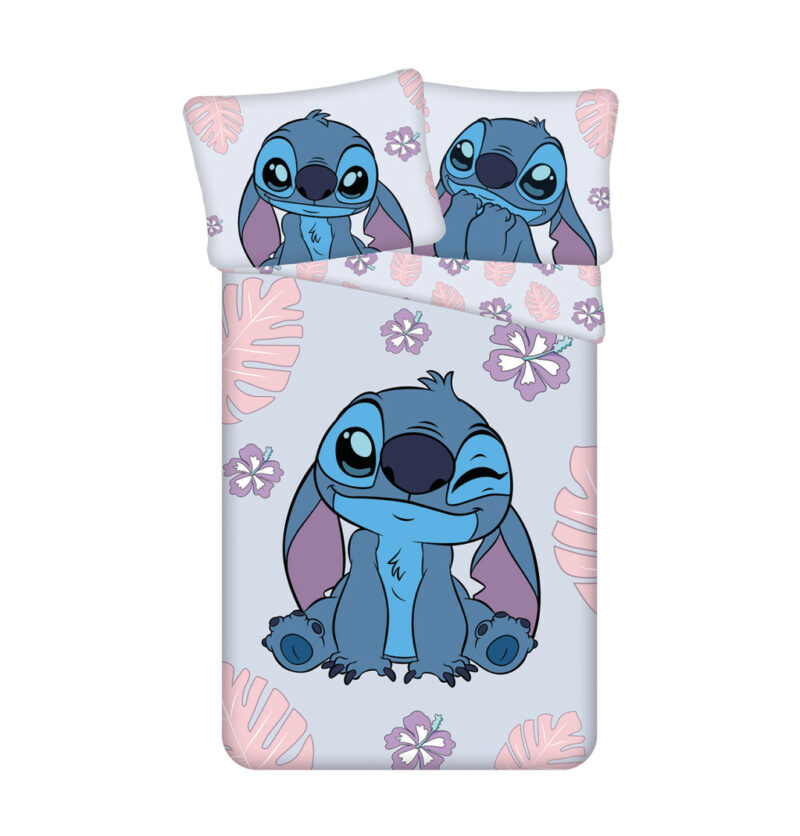 Disney Lilo and Stitch Cute Σετ Μονή Παπλωματοθήκη Βαμβακερή 2 Τεμαχίων 140×200 και 70×90 cm 5881815