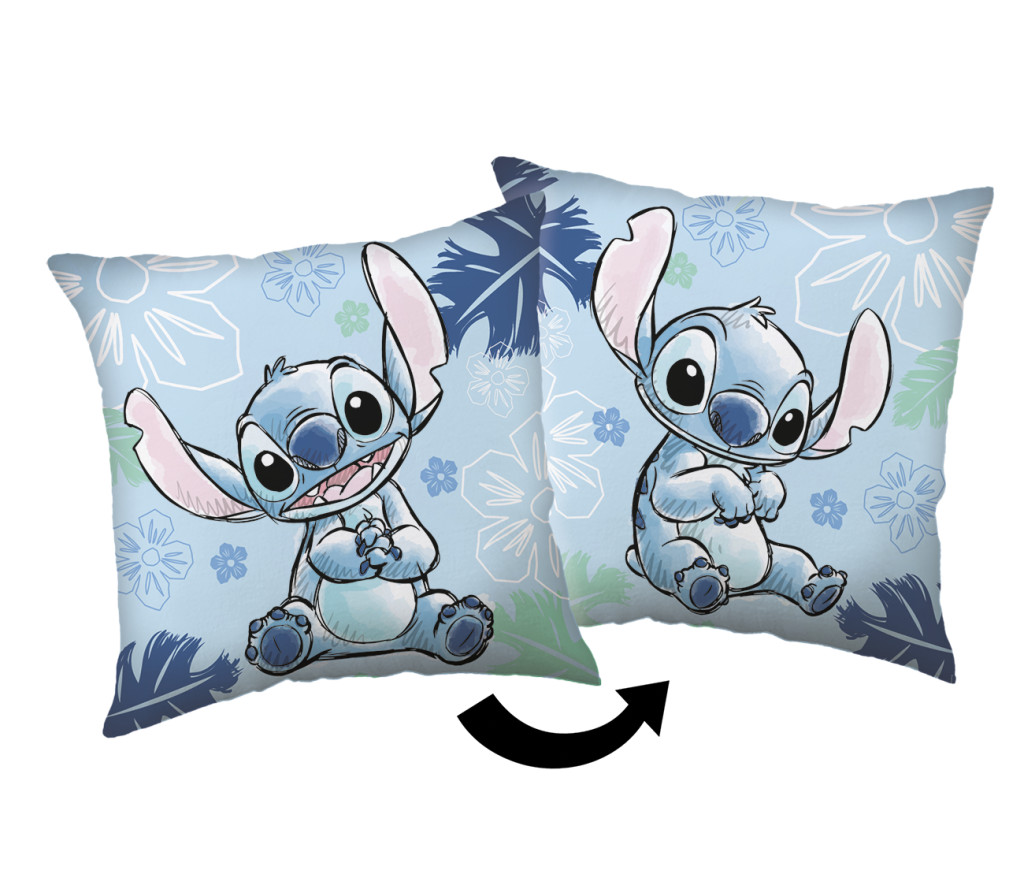 Disney Lilo and Stitch Blue Διακοσμητικό μαξιλάρι 40×40 cm
