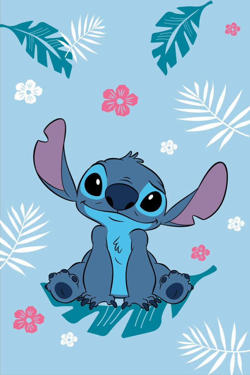 Disney Lilo and Stitch Blue Κουβέρτα Polar Fleece 100×150 cm 5885631