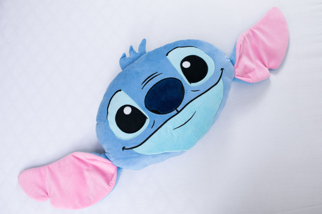 Disney Lilo and Stitch Blue 3D Διακοσμητικό μαξιλάρι 35×30 cm
