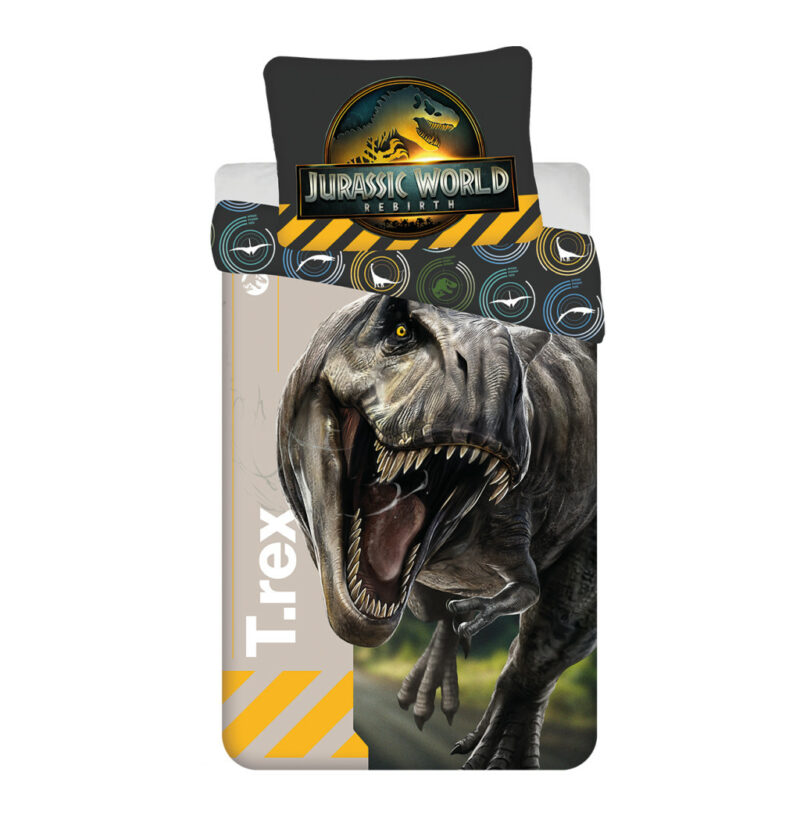 Jurassic World T-Rex bedding cover 140x200cm 6032421