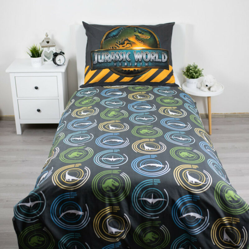 Jurassic World T-Rex bedding cover 140x200cm 6032423