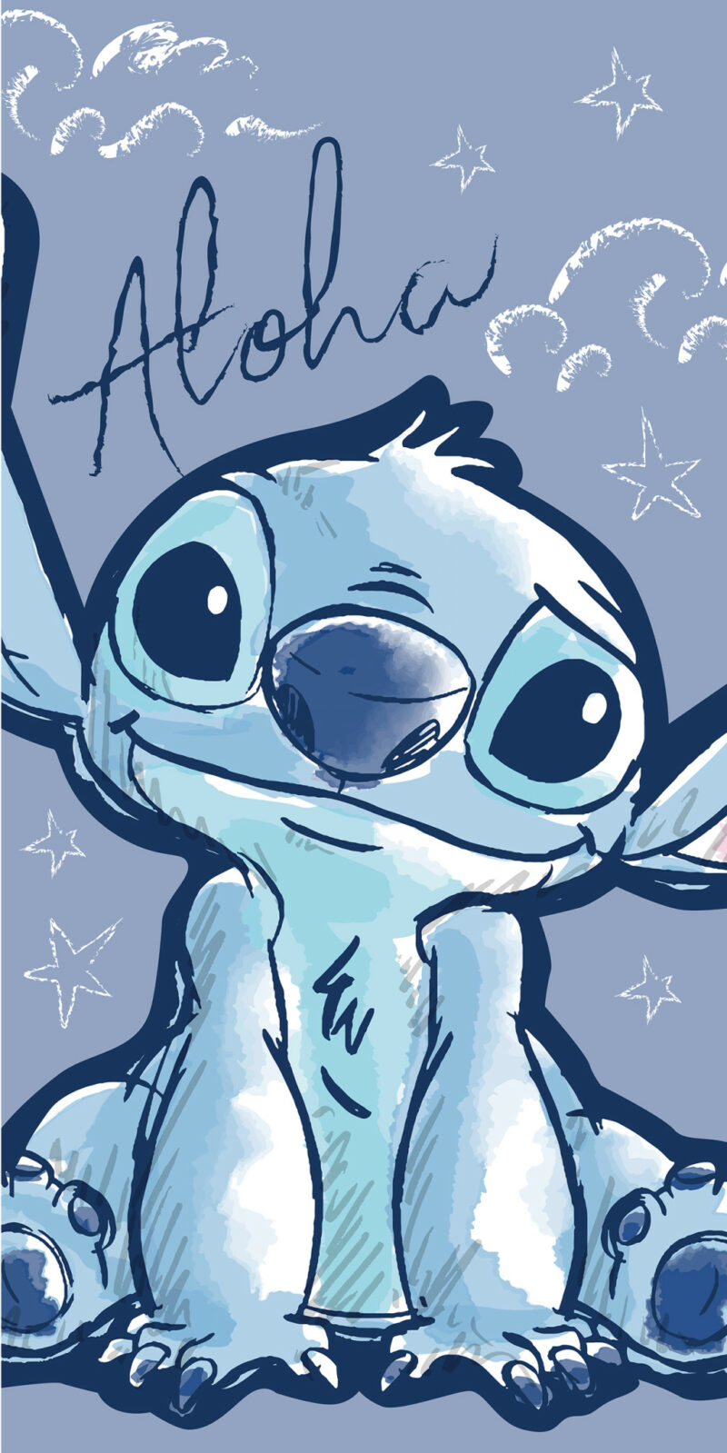 Disney Lilo & Stitch Aloha Πετσέτα Μπάνιου & Θαλάσσης 100% Βαμβάκι 70×140 cm 5903767