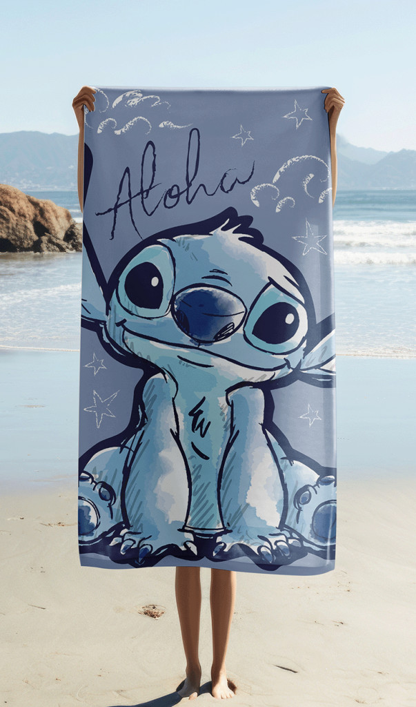 Disney Lilo & Stitch Aloha Πετσέτα Μπάνιου & Θαλάσσης 100% Βαμβάκι 70×140 cm 5903769