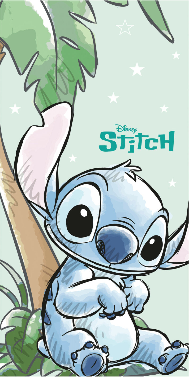 Disney Lilo & Stitch Tropical Cutie Πετσέτα Μπάνιου & Θαλάσσης (Fast Dry) 100% microfiber 70×140 cm 5898219