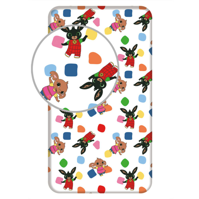 Bing Playing Together παιδικό σεντόνι μονό με λάστιχο 90×200 cm 5899770