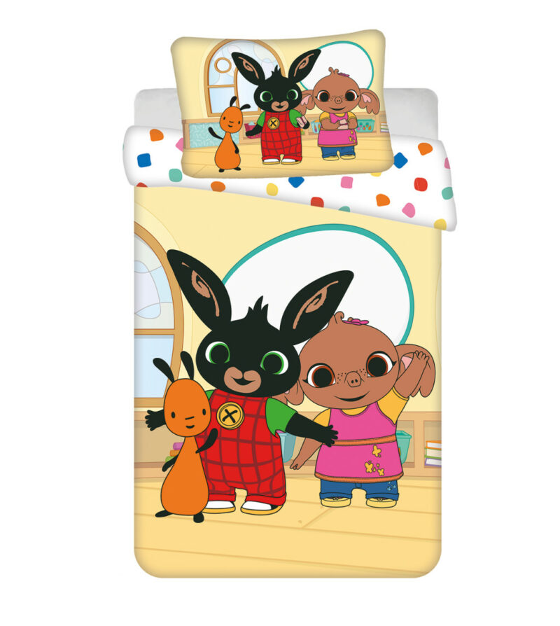 Bing Playroom Βρεφικό Βαμβακερό Σετ Παπλωματοθήκης 2 Τεμαχίων 100×135 και 40×60 cm 5899413