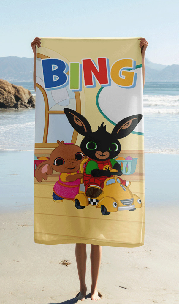 Bing Playroom Πετσέτα Μπάνιου & Θαλάσσης 100% Βαμβάκι 70×140 cm 5903747