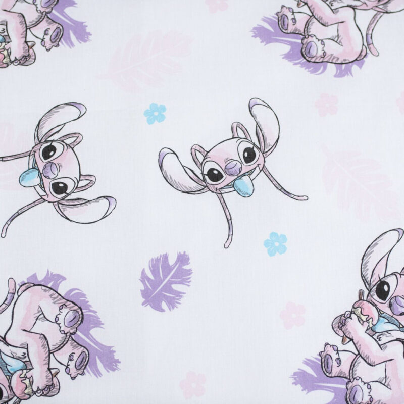 Disney Lilo and Stitch Ice Cream Σετ Μονή Παπλωματοθήκη Βαμβακερή 2 Τεμαχίων 140×200 και 70×90 cm 5899159