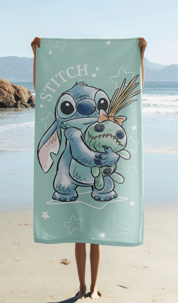 Disney Lilo & Stitch Buddies Πετσέτα Μπάνιου & Θαλάσσης 100% Βαμβάκι 70×140 cm 5894816