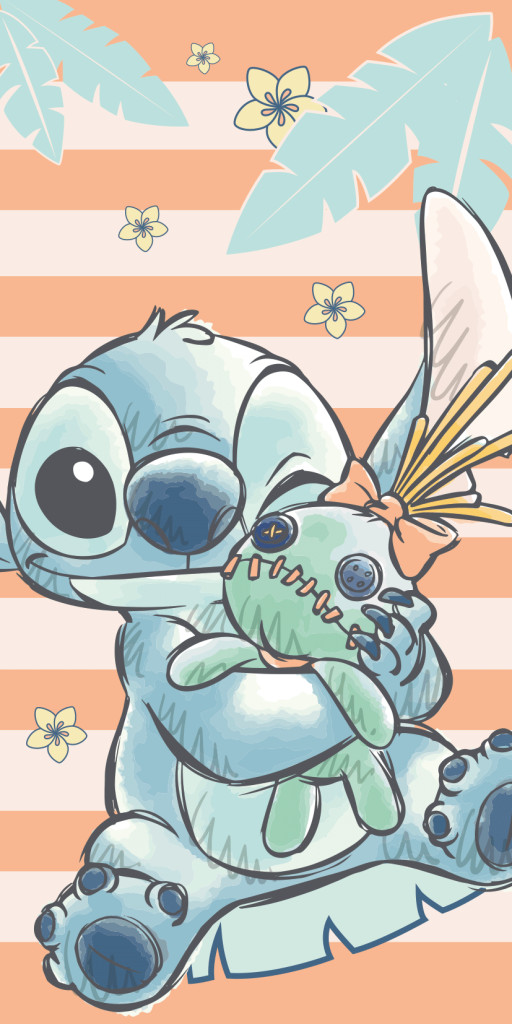 Disney Lilo & Stitch Tropical Hugs Πετσέτα Μπάνιου & Θαλάσσης 100% Βαμβάκι 70×140 cm 5894818
