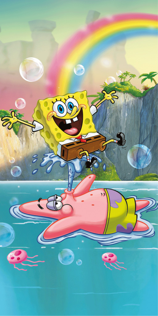SpongeBob Tropical Duo bath towel 6032392