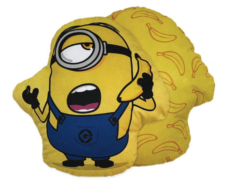 Minions Banana Calling Διακοσμητικό Μαξιλάρι Ειδικού Σχήματος 35×33 cm 5905275